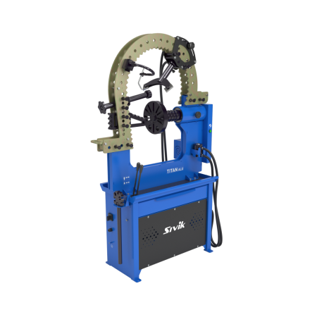 Стенд для правки дисков Титан ALU Компакт с электроприводом